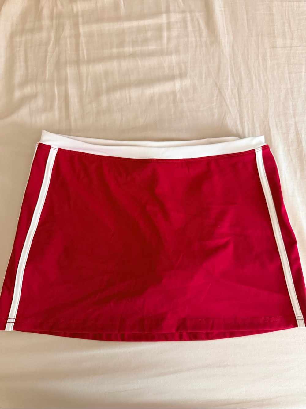 Shop fancy red athletic skort large